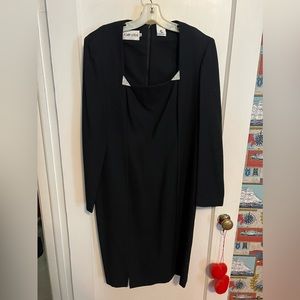 Joan Leslie vintage black dress